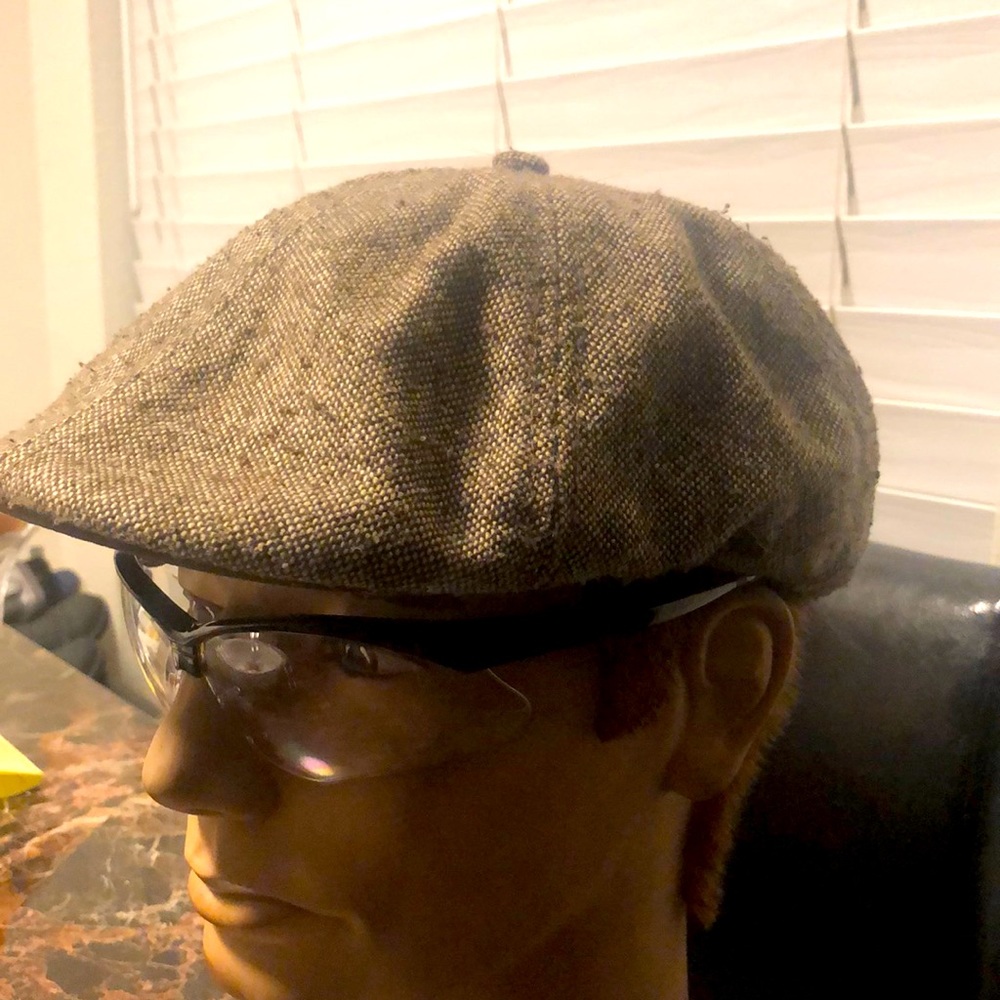 NEW ERA Newsboy Men’s Gray Tan Cap Hat Size Large